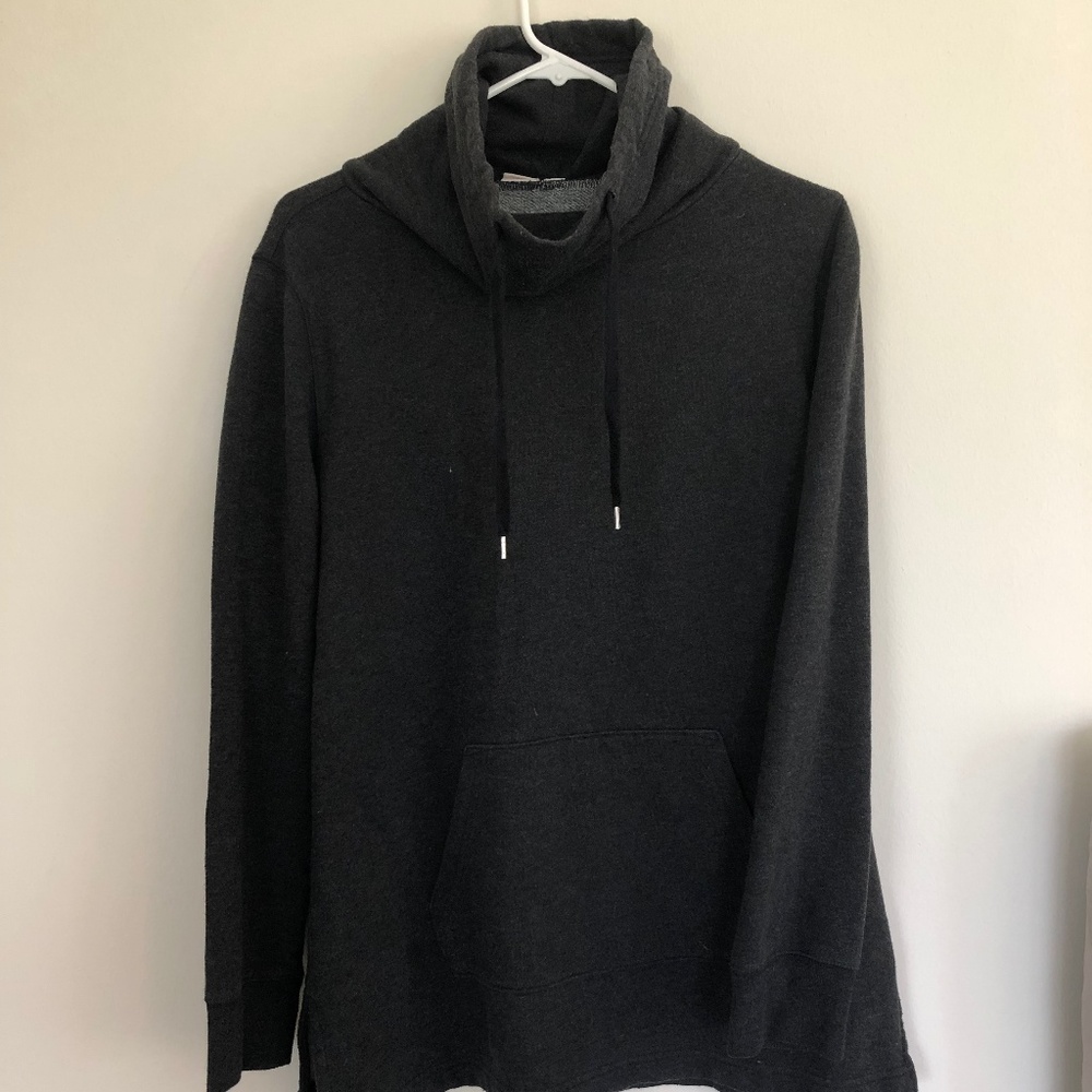 Dark Gray Turtleneck Sweater